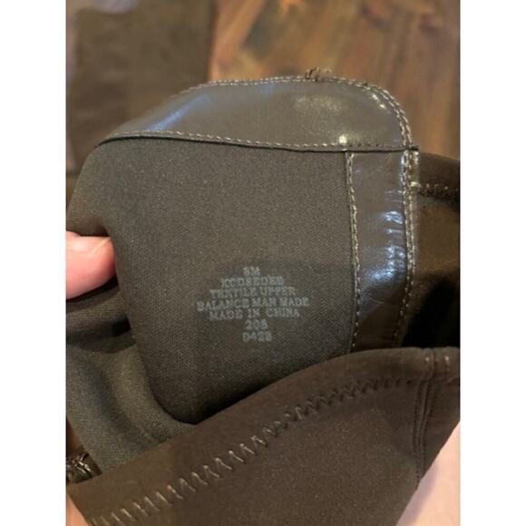 NWT Calvin Klein Womens Suede Over the Knee Boots Low Heel Brown Zip Stretch 8 - Picture 6 of 6